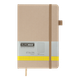 Блокнот BUROMAX 125*195мм 96арк. ETALON 291160-23 штучна шкіра, золота (клітинка) /BM.291160-23/ - зображення 1