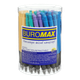 Ручка кулькова авт. BUROMAX 8201 0,7мм SOLID, синя (50) /BM.8201/ - изображение 3