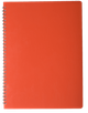 Книжка канц. на спіралі А4 80арк # офс. BUROMAX 24452151-05 Gloss червона, пластик. обкл. /BM.24452151-05/ - зображення 1