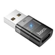 Адаптер USB-A на USB-C Hoco UA36C — черный - изображение 1