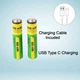 Аккумуляторные батарейки с Type-C разьемом Lithium-ion 800mAh AAA-7 (2шт) - изображение 5