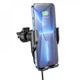 Держатель для телефона Hoco CA202 Plus Enlightener infrared induction wireless charing — black - изображение 3