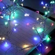 Гирлянда LED 2000 светодиодов 100м RGB USB серебристый провод для новогодней елки - изображение 4