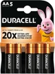 Щелочные батарейки Duracell Basic AA 5&nbsp;шт. в упаковке (5000394047006) - изображение 2