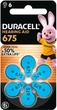 Батарейки для слуховых аппаратов Duracell Hearing Aid 675 6 шт (5000394167292) - изображение 1