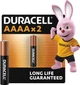 Специальная щелочная батарейка Duracell AAAA 1,5V, (LR8D425), 2 шт (5000394041660) - изображение 1