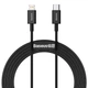 Кабель Baseus Superior Series Fast Charging Type-C to Lightning PD 20W 2м (CATLYS-C01) Black - зображення 1