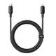 Кабель Baseus Silky Series Fast Charging Type-C to Lightning 20W 2м (P10377700113-01) Black - зображення 1