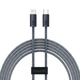 Кабель Baseus Dynamic Series Fast Charging Type-C to Lightning 20W 2м (CALD000116) Slate Grey - зображення 1