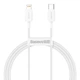 Кабель Baseus Superior Series Fast Charging Type-C to Lightning PD 20W 1м (CATLYS-A02) White - зображення 1