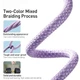 Кабель Baseus Dynamic Series Fast Charging Type-C to Lightning 20W 2м (CALD000105) Purple - зображення 11