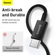 Кабель Baseus Superior Series Fast Charging Type-C to Lightning PD 20W 1м (CATLYS-A01) Black - зображення 11