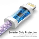 Кабель Baseus Dynamic Series Fast Charging Type-C to Lightning 20W 2м (CALD000105) Purple - зображення 12