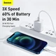 Кабель Baseus Superior Series Fast Charging Type-C to Lightning PD 20W 0.25м (CATLYS-02) White - зображення 11
