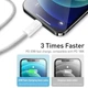 Кабель Baseus Dynamic Series Fast Charging Type-C to Lightning 20W 2м (CALD000102) White - зображення 10