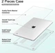 Чехол-накладка Hardshell для MacBook Neo 13 (A3404) 2025 Crystal прозрачный глянцевый - изображение 2