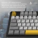 Клавиатура Ajazz AK980 MAX Magnetic Switch USB UA Black/Grey/Yellow (AK980-MAX-M-BGY) - изображение 2