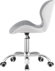 Krzesło biurowe Leobert Avola obrotowe z szerokim oparciem Szaro-białe (5903332061693) - obraz 4