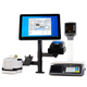 Комплект "Фасовочная касса PRO+". POS-терминал Ares 15,6″ на эргономичной кассовой стойке + принтер этикеток + чековый принтер + весы + ПО для автоматизации торговли весовыми товарами «Фасовка» - изображение 1