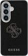 Etui Guess Grained Big 4G Metal Logo do Samsung Galaxy S26 Black (3666339612917) - obraz 3