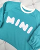Костюм девочке с лосинами Mini трикотажный 98 разноцветный - изображение 8
