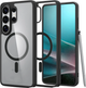 Etui plecki Spigen Ultra Hybrid Mag MagSafe Case do Samsung Galaxy S26 Ultra Clear Black (ACS10680) - obraz 1