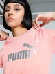 Футболка хлопковая женская Puma Ess Metallic No. 1 Logo Tee 63153626 S Rosy Outlook-Metallic Silver (4069161701511) - изображение 5
