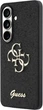 Панель Guess Fixed Glitter Big 4G Metal Logo для Samsung Galaxy S26 Black (3666339613921) - зображення 2