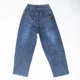 Джинсы baggy подростковые для девочки синие (6-10 лет) 140 (DB-3104) - изображение 7