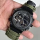 Мужские часы SKMEI 2202AG Compass термометр свисток кресало Army Green - изображение 4