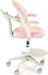 Офісне крісло Halmar Panco обертове Рожеве (5905248131668) - зображення 6