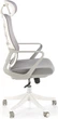 Офісне крісло Halmar Vesuvio 2 Сіро-біле (5905248131774) - зображення 4