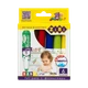 Фломастери ZiBi Super Washable Jumbo 6 кольорів BABY Line ZB.2816 - изображение 1