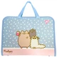 Папка-портфель Yes FC на блискавці з тканинними ручками Pusheen 492316 - изображение 1