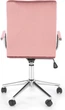 Офісне крісло Halmar Gonzo 4 Рожевий (5905248123069) - зображення 6