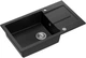 Zlew kuchenny Kernau KGS K 6078 1B1D Deep Black - obraz 2