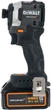 Аккумуляторный ударный шуруповерт DeWALT 18В 205Нм 2х5А·час для строительства и ремонта электродрель (632686) - изображение 4