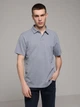 Поло длинное мужское Colin's CL1080020BLM L Blue Melange (8684890151572) - изображение 1