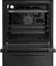 Комбинированная плита Beko, 60 литров, 50x60 см, с дисплеем, конвекционным приготовлением, чугунными решетками, черного цвета. (629685) - изображение 7