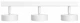 Спотовый светильник BERGER 4003-SL-3 White GX53 max 3x15 Вт - изображение 3
