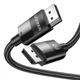 Кабель Ugreen DP114 DisplayPort to DisplayPort 8K 1m Black (80390) - зображення 2