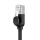Сетевой кабель Baseus High Speed (Flat) Ethernet RJ45 Cat.6 1000Mb/s 1m Black (PCWL-B01) - изображение 5