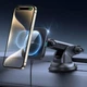 Автодержатель с функцией беспроводной зарядки ESR Magnetic Dashboard Car Mount Wireless Charger Qi2 15W Black with MagSafe (4894240210963) - изображение 9