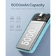 Портативное зарядное устройство Baseus Magnetic Mini 20W | 7.5W 5000mAh Blue with USB-C to USB-C Cable with MagSafe (P10022107313-00) - изображение 6