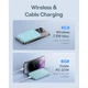 Портативное зарядное устройство Baseus Magnetic Mini 20W | 7.5W 5000mAh Blue with USB-C to USB-C Cable with MagSafe (P10022107313-00) - изображение 7