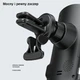 Автодержатель с функцией беспроводной зарядки Usams CD133 10W Wireless Charging Car Holder Black (CD133ZJ01) - изображение 8