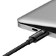 Кабель Baseus Tungsten Gold USB-C to USB-C QC PD 3.1 480Mb/s 240W 1 m Black (CAWJ040001) - изображение 3