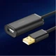 Кабель Ugreen Extension Cable USB 2.0 480 Mbps 5m Black (6957303813193) - изображение 6