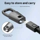 Кабель Tech-Protect Ultraboost DNA Keychain USB-C to USB-C PD 60W 0.17m Iron Grey (5906302331963) - изображение 3