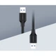 Кабель Ugreen USB-A 2.0 to USB-A 2.0 0.5m Black (6957303813087) - зображення 3